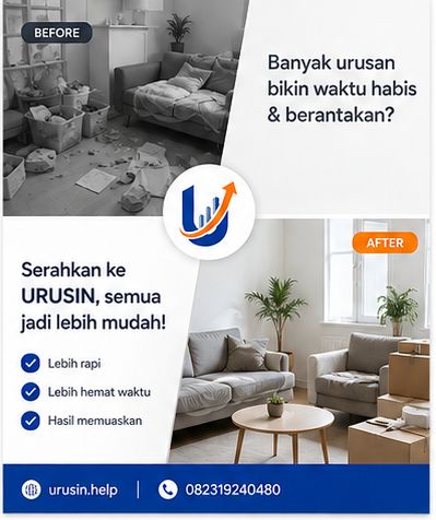 Hasil pengerjaan Urusin